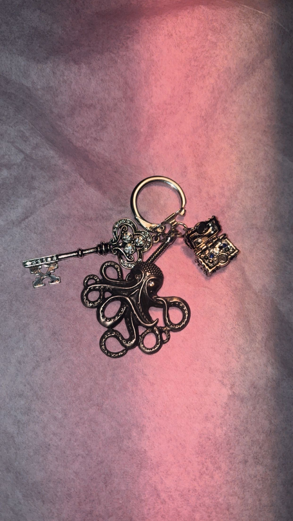 Octopus Pirate Inspired Keychain 🐙