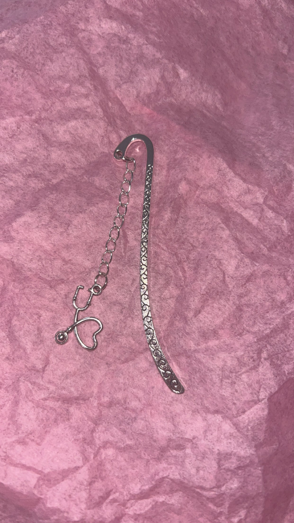 Stethoscope Charm Bookmark 🩺