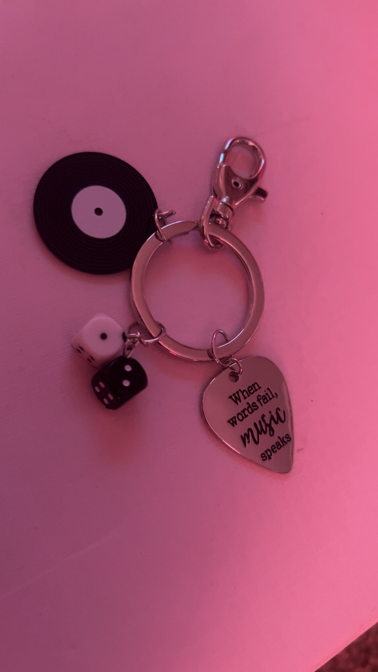 Music Inspired Keychain! 🎶