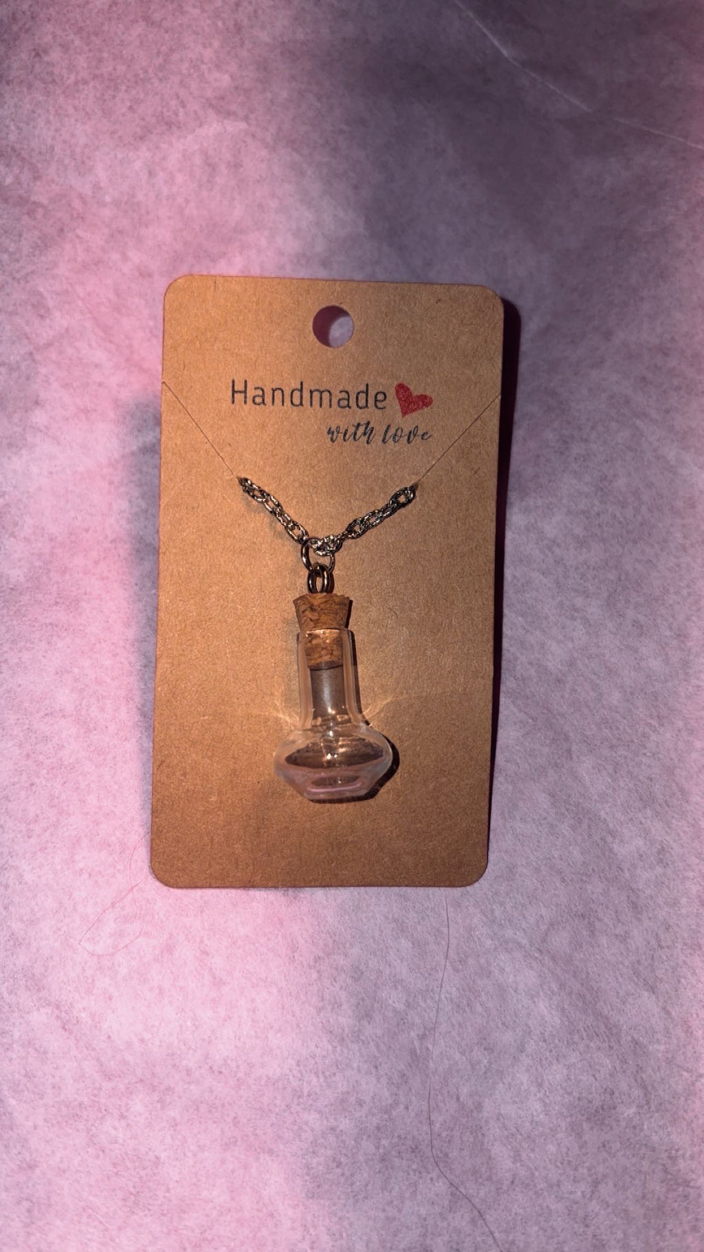 Bottle Necklace 🩶💛