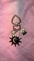 Gold Sparkly Sun Keychain ☀️ ✨