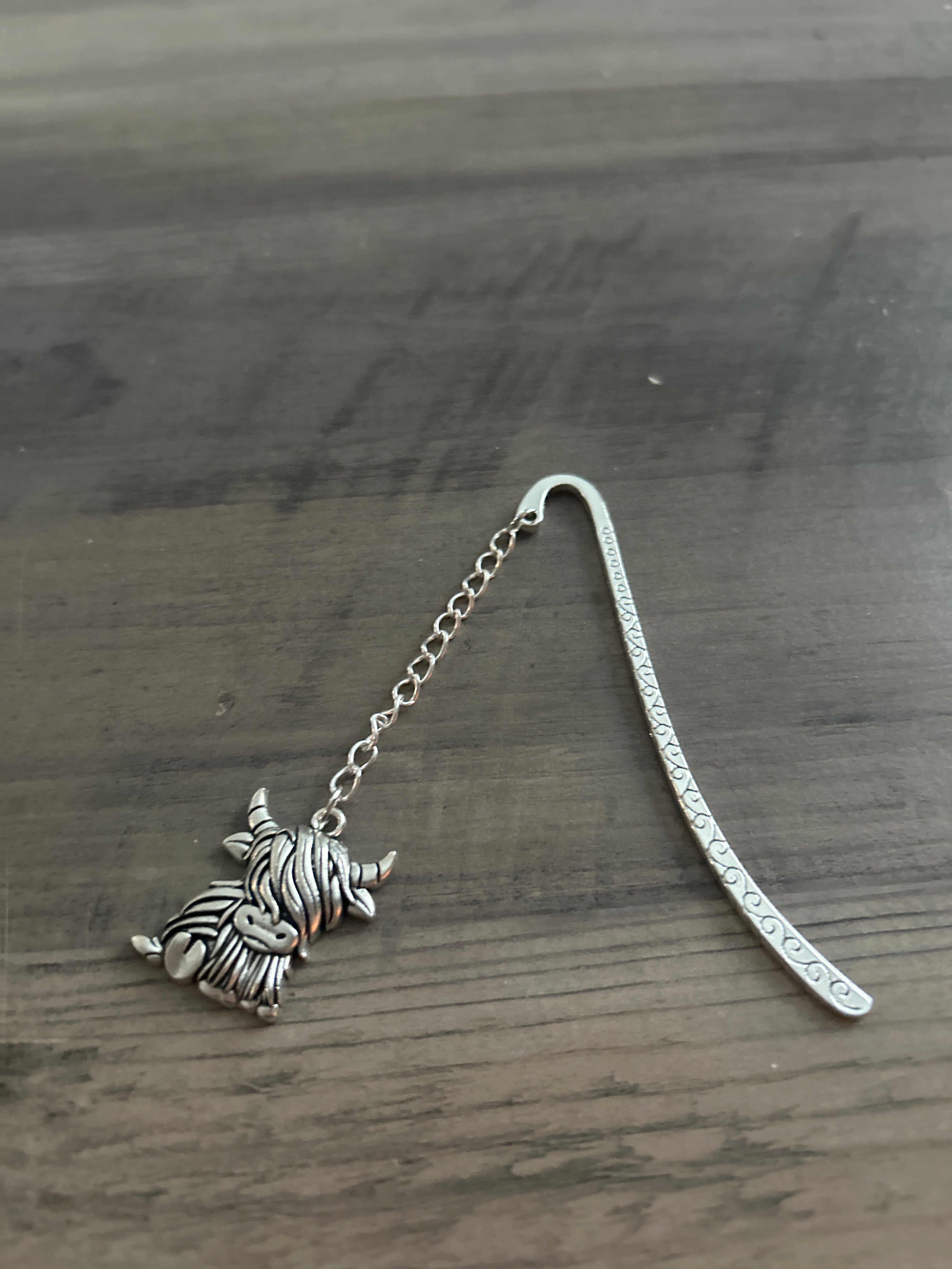 Cow Charm Bookmark 🐮