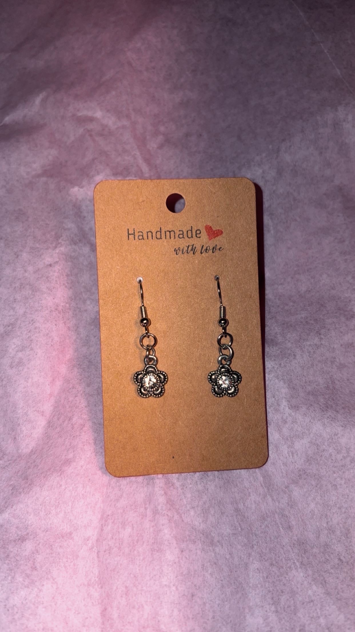 Sparkly Flower Earrings 🌸 ✨