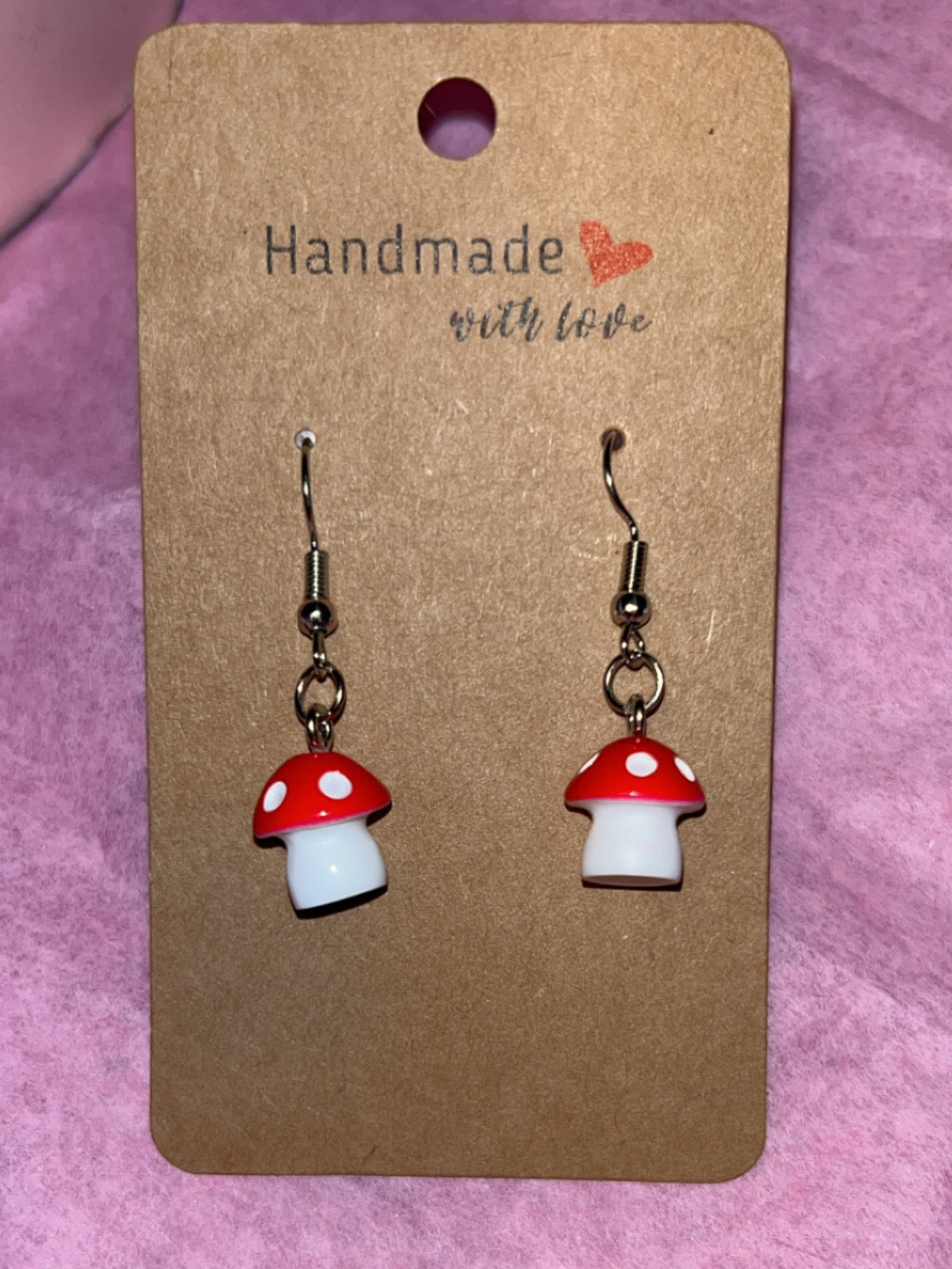 Mushroom Earrings 🍄