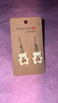 Teddy Bear Earrings 🧸