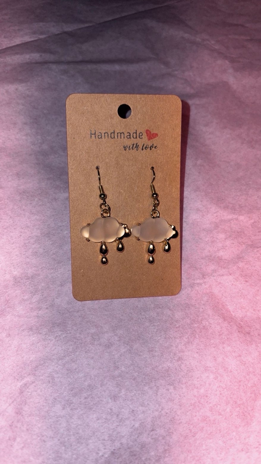 Gold Rain Earrings 🌧
