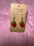 Strawberry Earrings 🍓