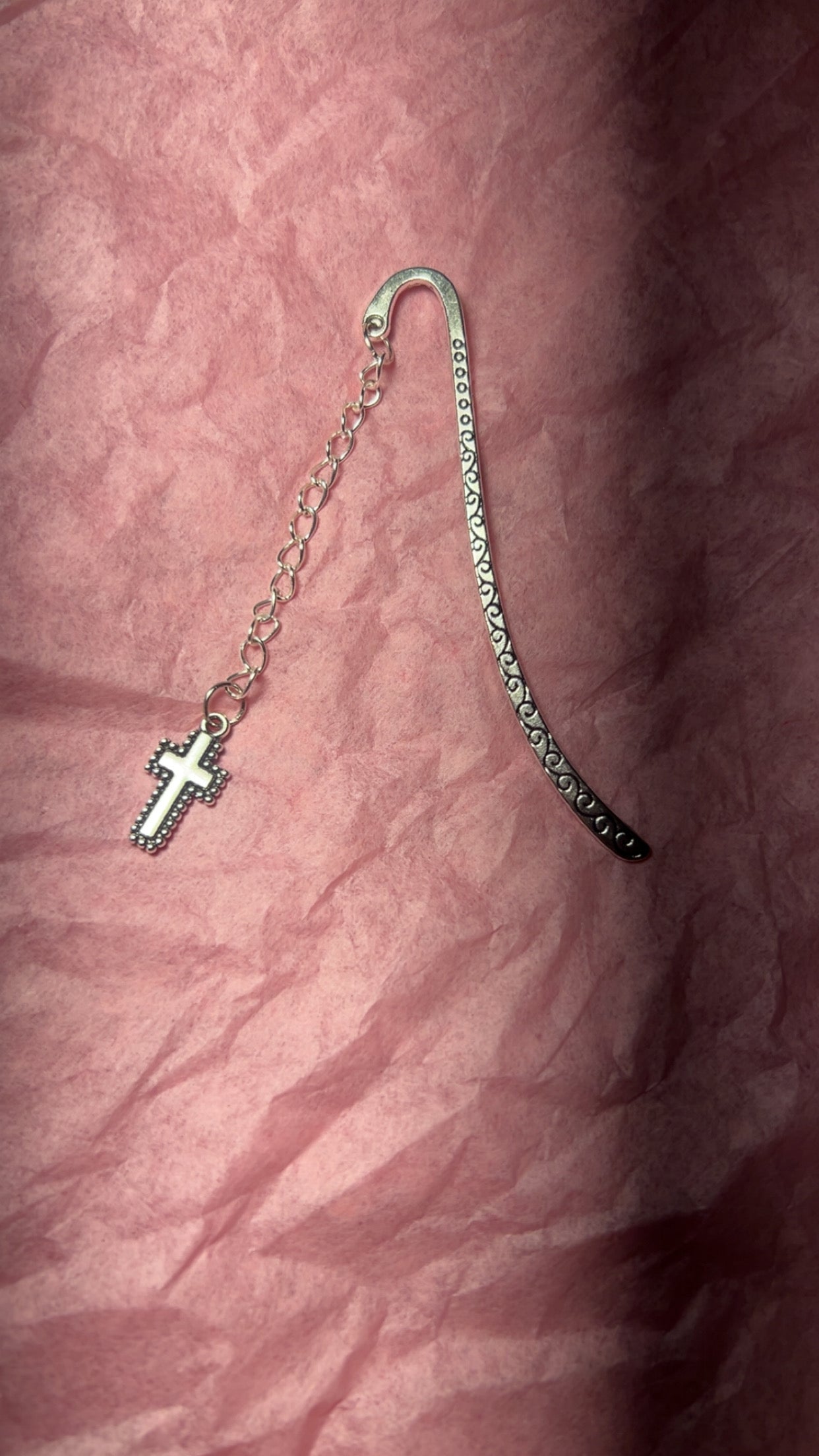 Cross Charm Bookmark