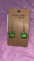 Sparkly Frog Earrings 🐸 ✨