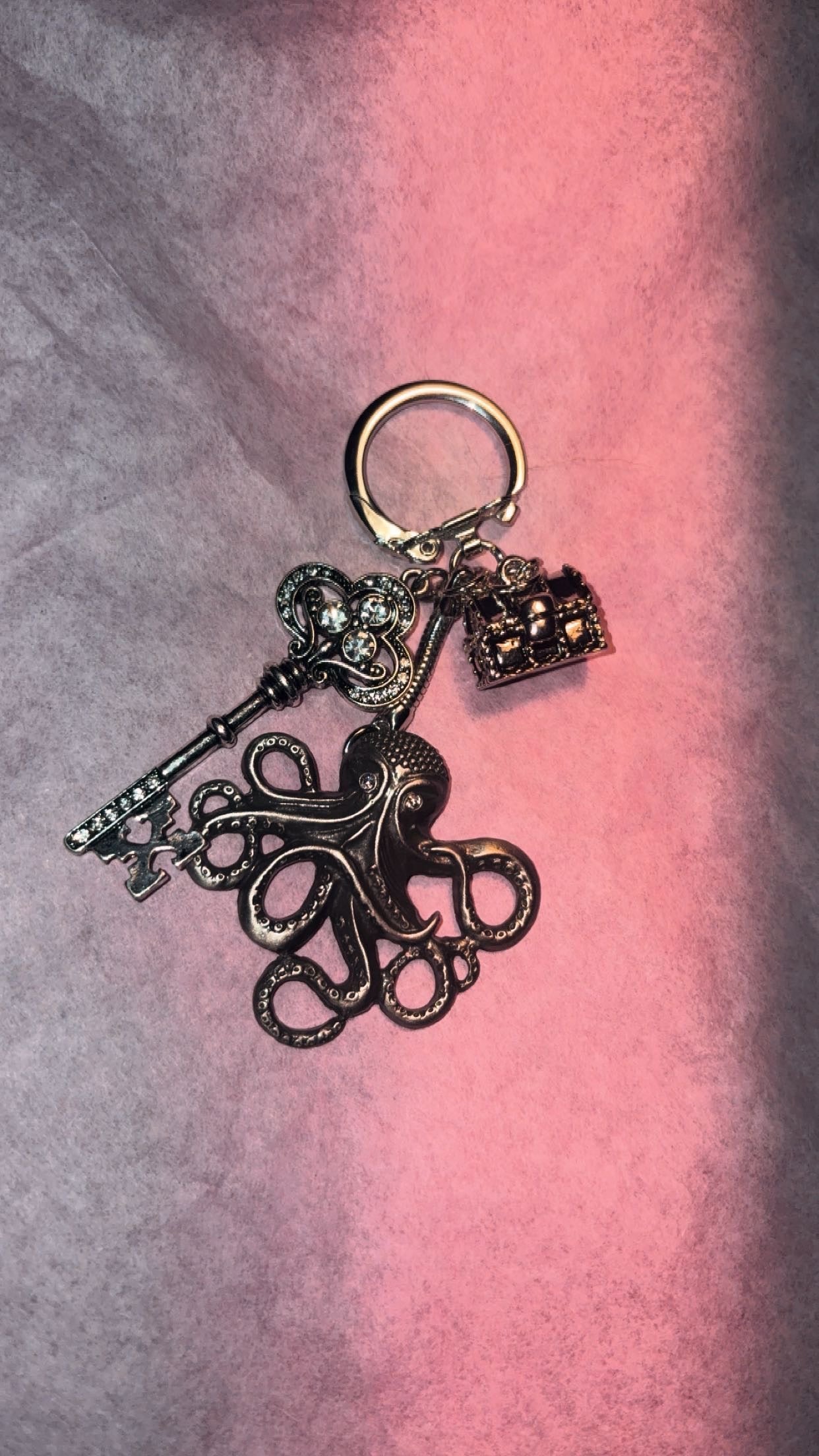 Octopus Pirate Inspired Keychain 🐙